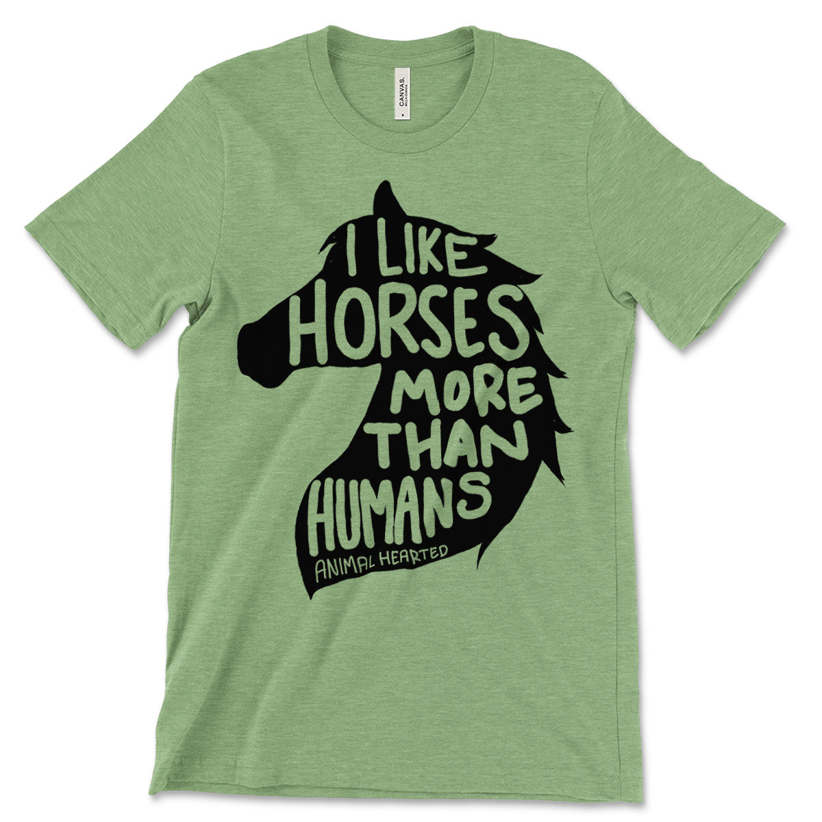 I Like Horses More Than Humans T-Shirt | Animal Hearted — Animal