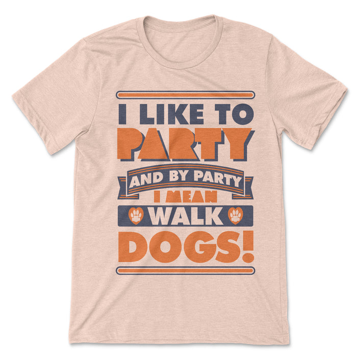 I Like To Party Pet Dogs T Shirt
