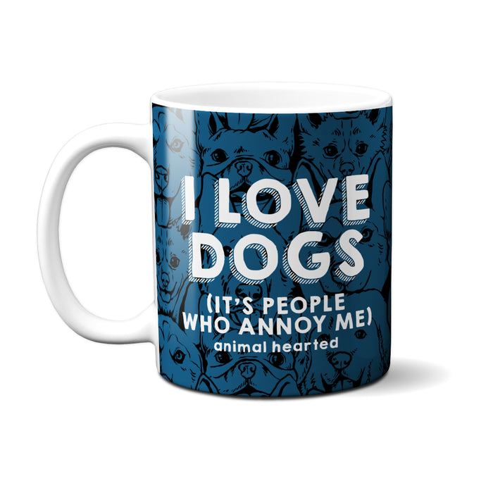 I Love Dogs Coffee Mug
