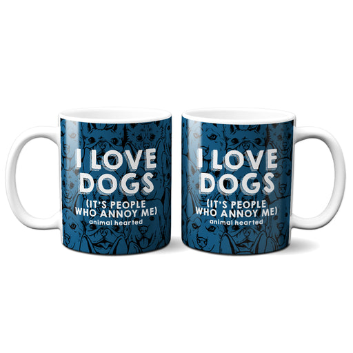 I Love Dogs Coffee Mugs