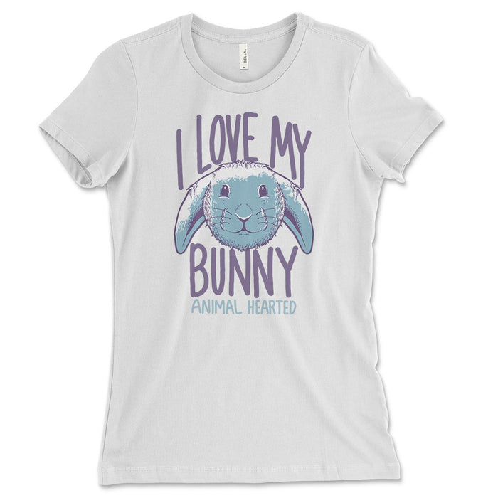 I Love My Bunny Women's T Shirt