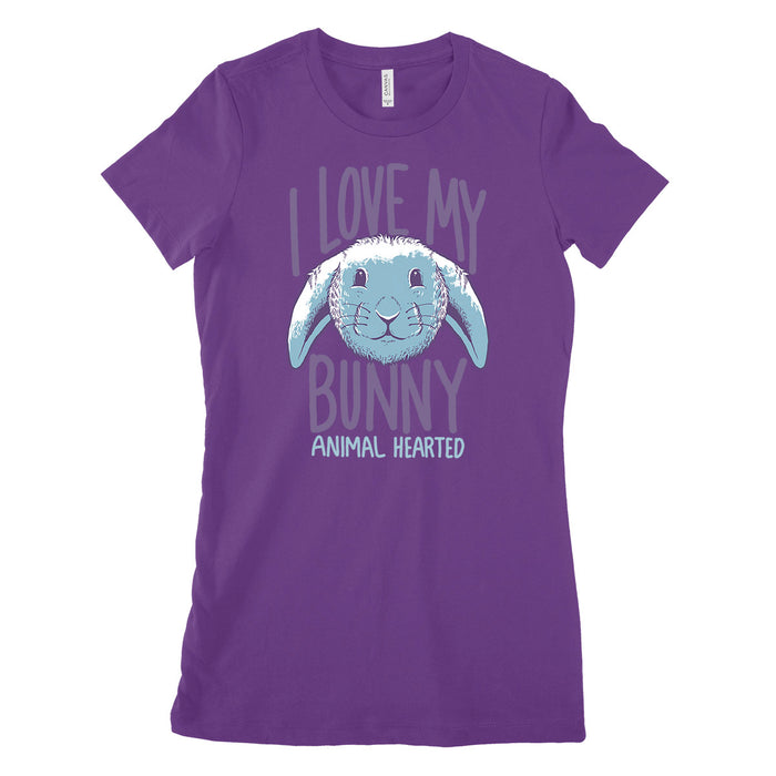 I Love My Bunny Women's Tee Shirts
