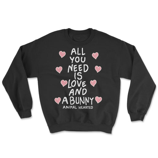 Love And A  Bunny Sweatshirts