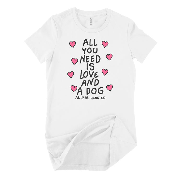 Love And A Dog Women's Shirt