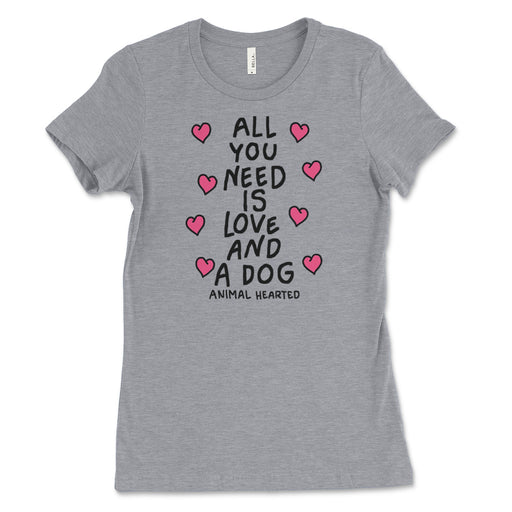 Love And A Dog Women's T-Shirt