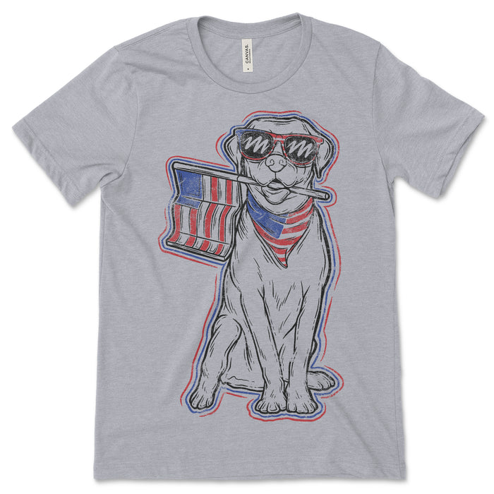 Patriotic Dog T Shirt