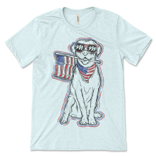 Patriotic Dog Tee Shirt