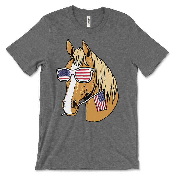 Patriotic Horse T Shirt