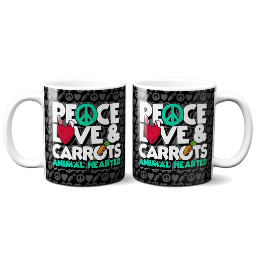 Peace Love Carrots Mugs