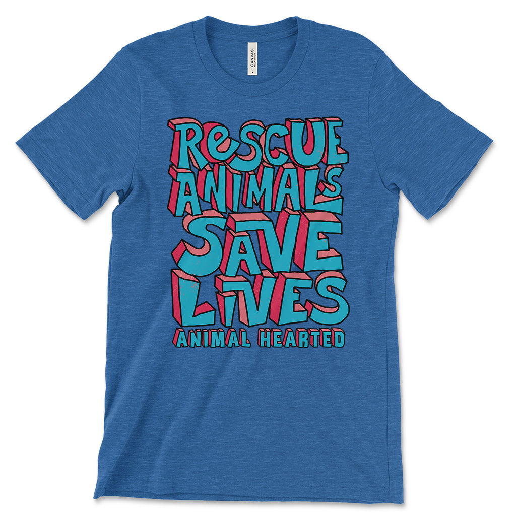 Animal Rescue TShirts Dogs & Cats Animal Hearted Apparel