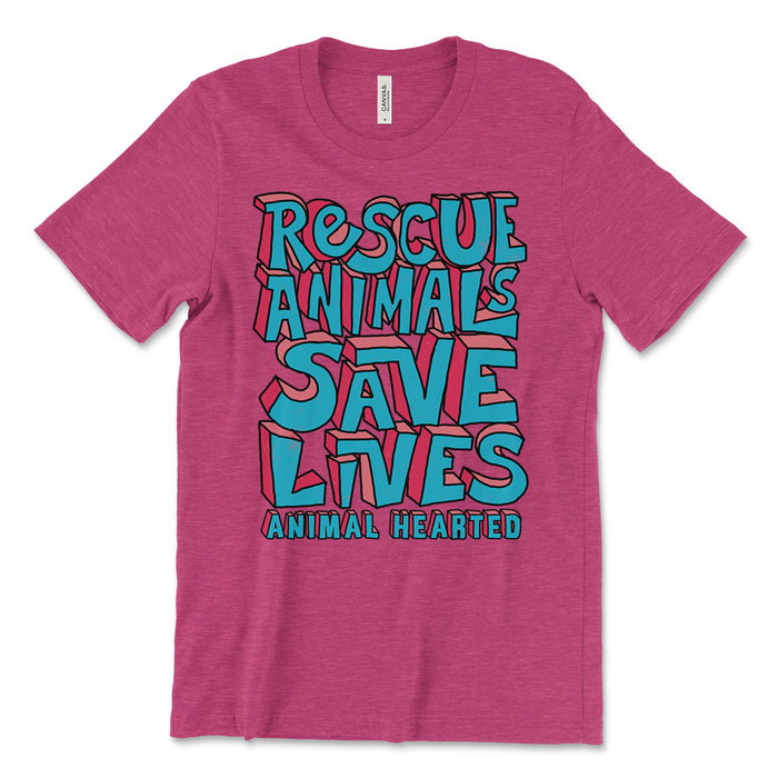 Rescue Animals Save Lives T Shirt
