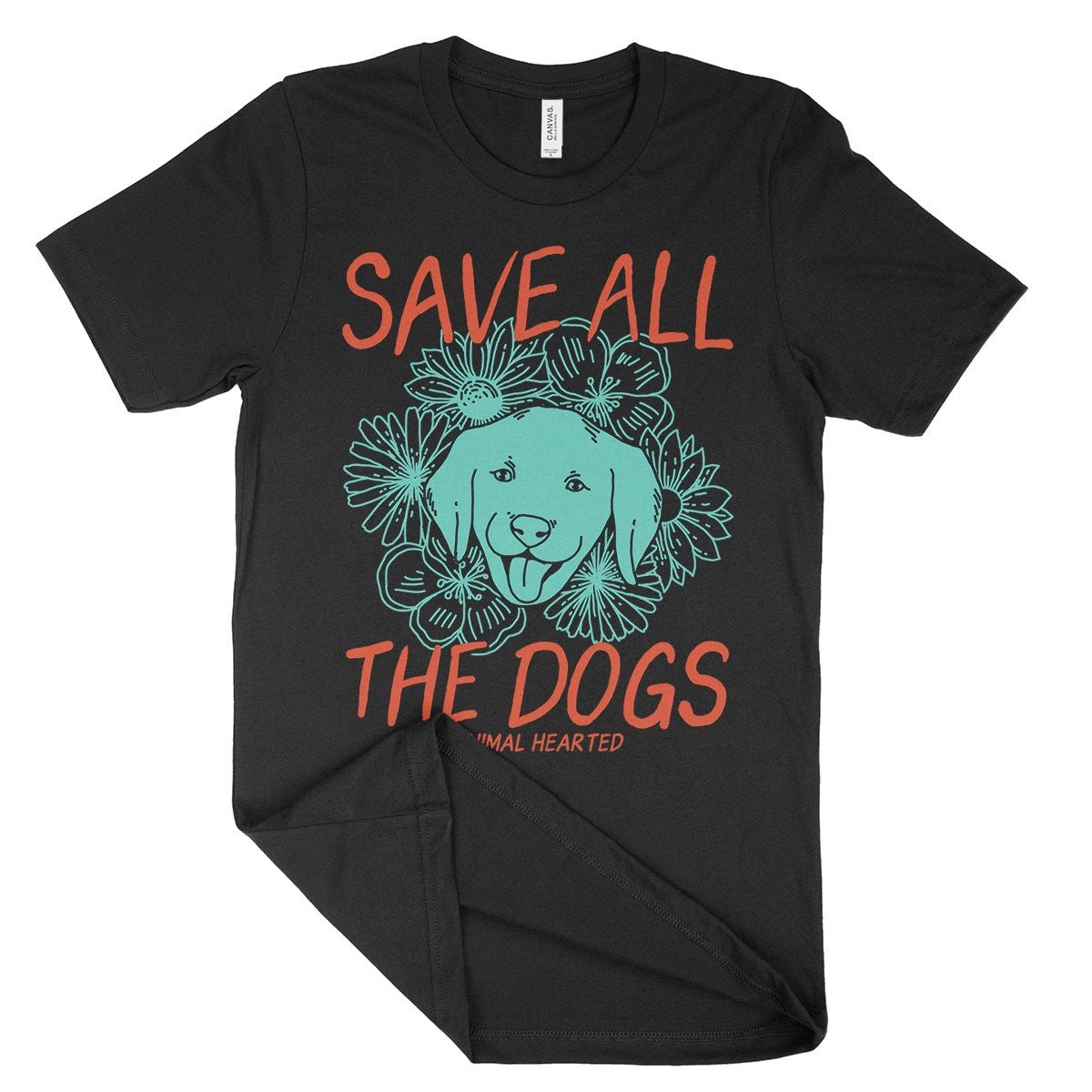Save All The Dogs Rescue Save All The Dogs Shirt | Animal Hearted Apparel