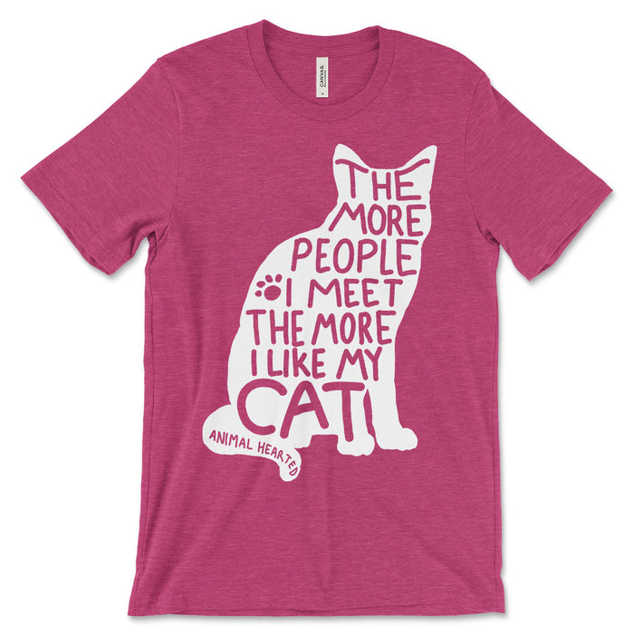 The More People I Meet The More I Like My Cat Shirt