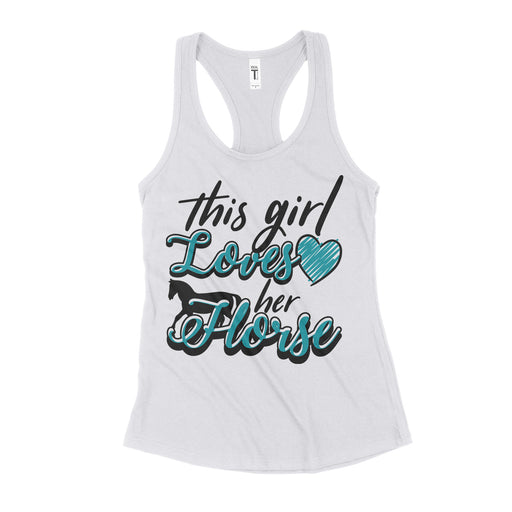 This Girl Lovers Her Horse Womens Tank
