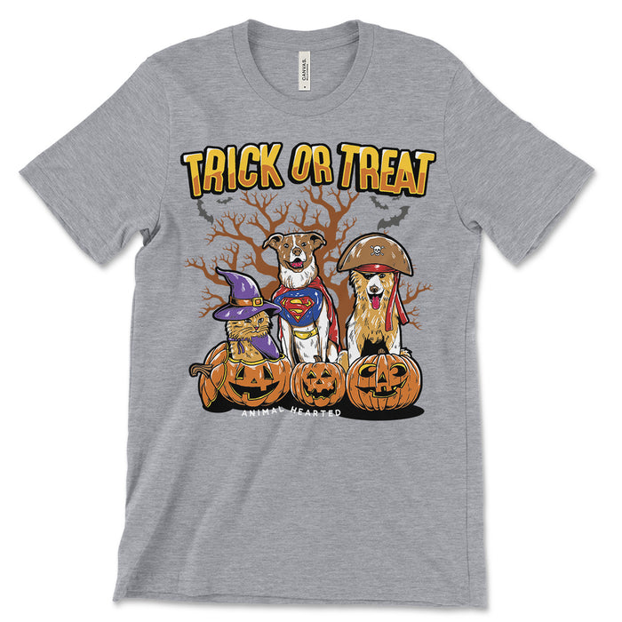 Animal Treat Halloween Animal | Hearted — Apparel Trick Hearted or T-Shirt