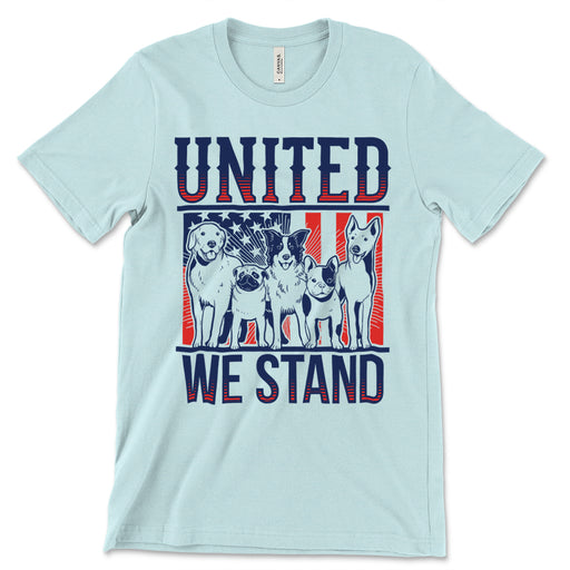 United We Stand Dogs Tee Shirt