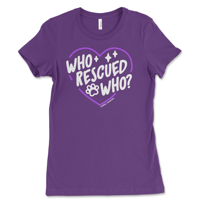 Who Rescued Who Women's T Shirt