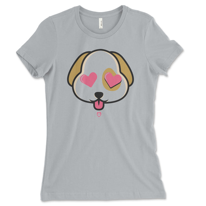 Womens Dog Emoji Shirt