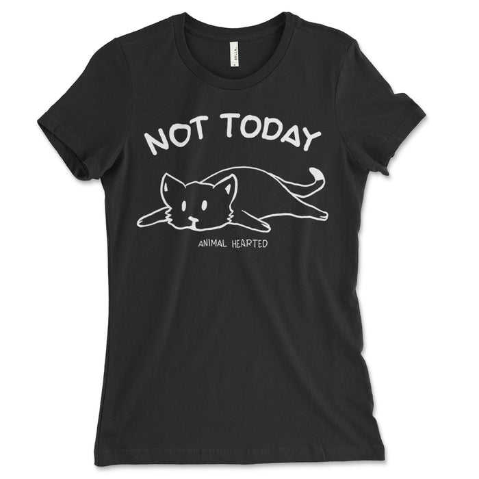 Womens Not Today Cat T Shirt