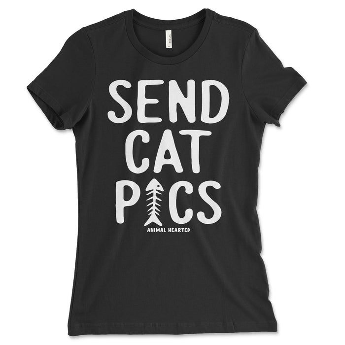 Womens Send Cat Pics T Shirt