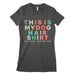 Womens This Is My Dog Hair T Shirt