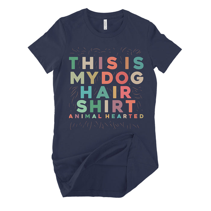 Womens This Is My Dog Hair T Shirts